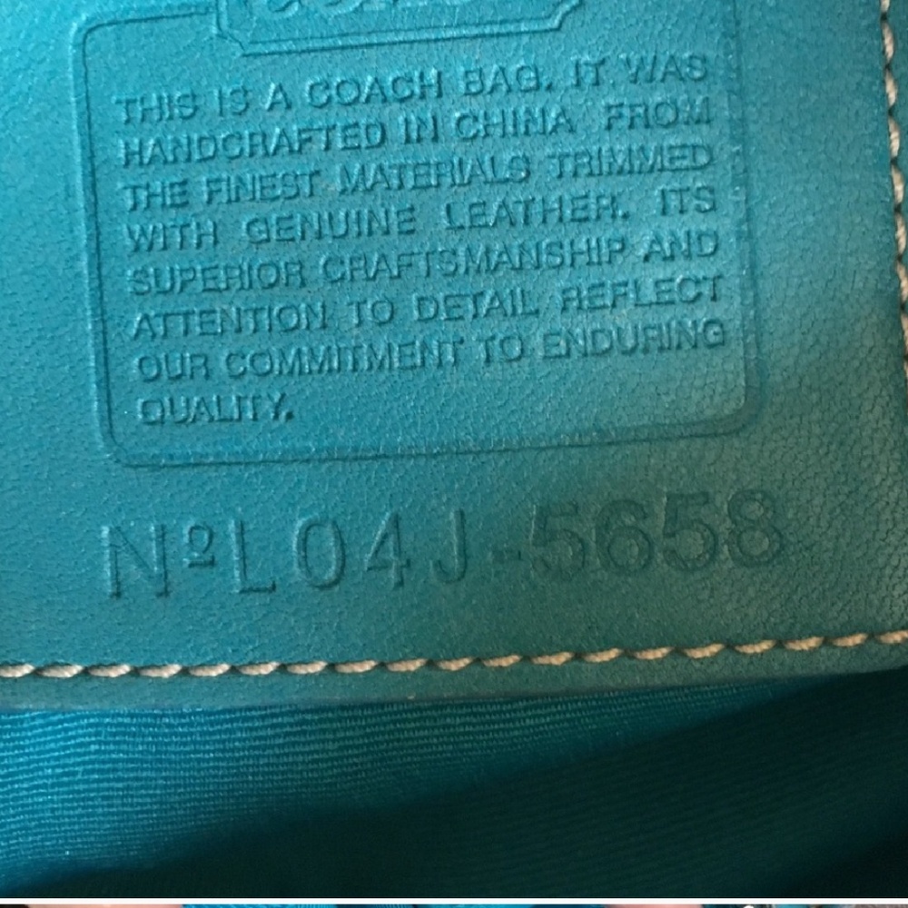 Colorful coach bag - Picture 4 of 4